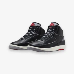 Air Jordan 2 Retro Black Cement Grey Fire Red DR8884-001