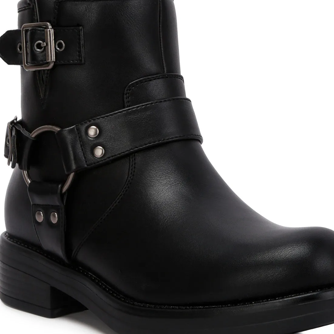 Allux Pin Buckle Boots