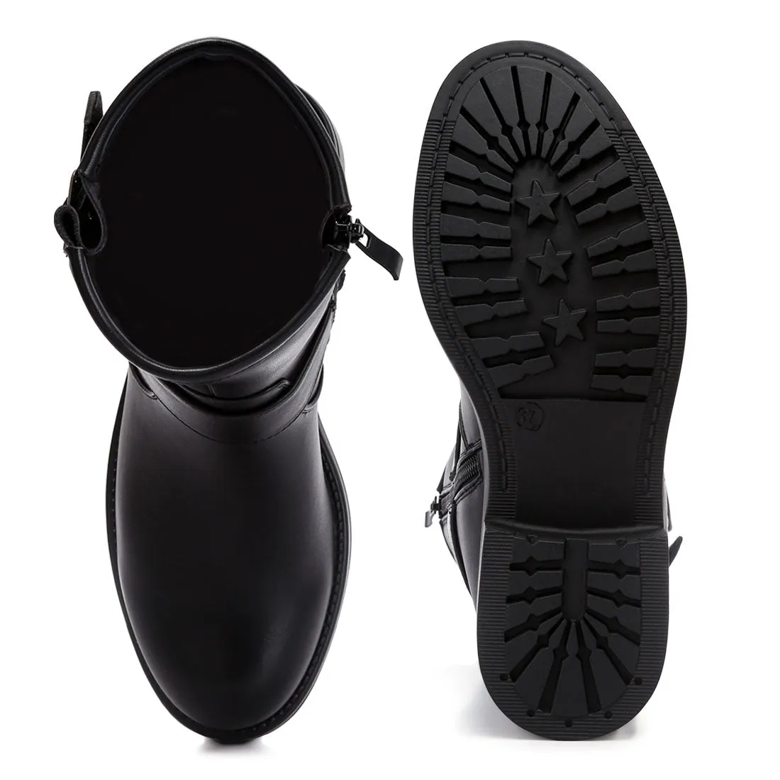 Allux Pin Buckle Boots