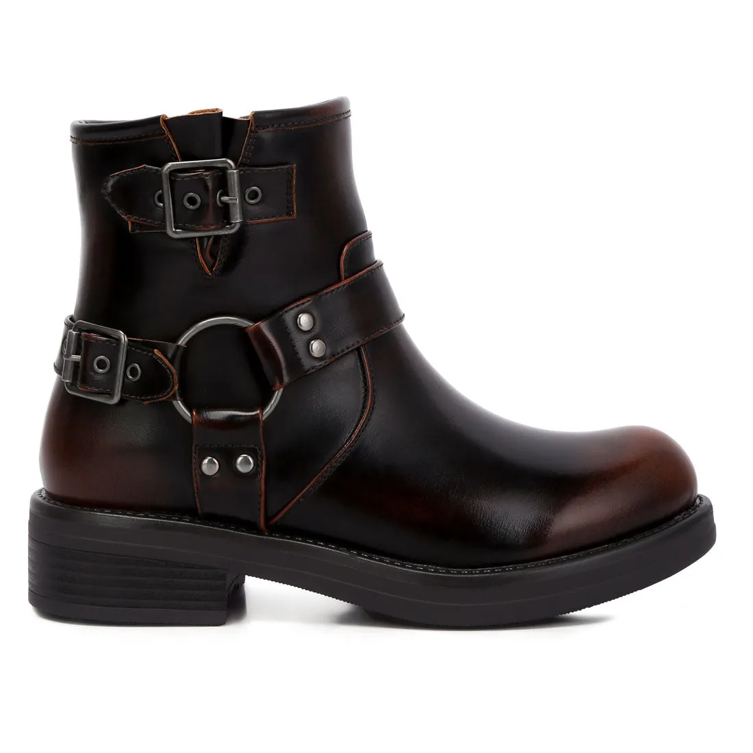 Allux Pin Buckle Boots