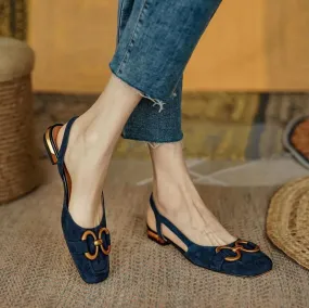 Bianca™ - Orthopedic Leather Buckle Sandals