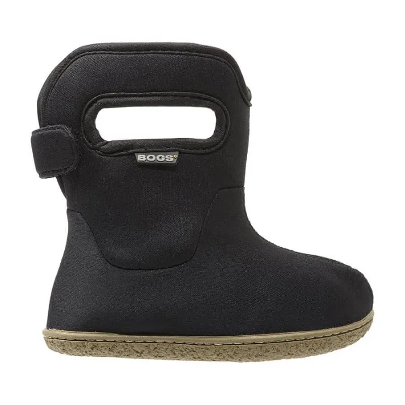 Bogs Baby Bogs Solid  Waterproof Boots with Sherpa Lining -10°C - Black
