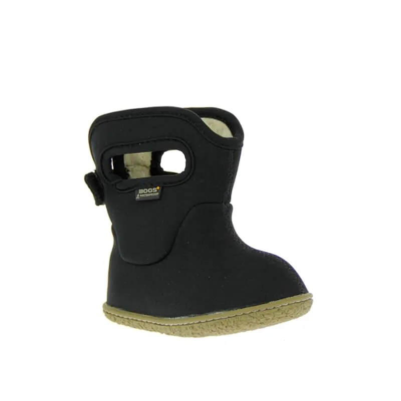 Bogs Baby Bogs Solid  Waterproof Boots with Sherpa Lining -10°C - Black