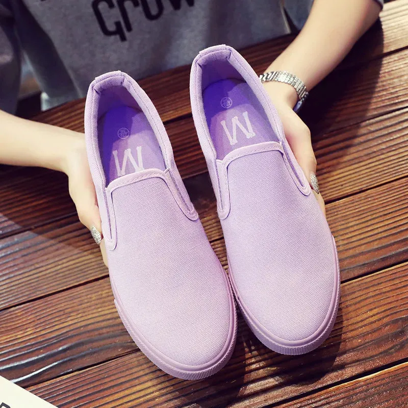 Breathable Non-slip Male Summer Casual Flat Slip-on Plus Size Footwear