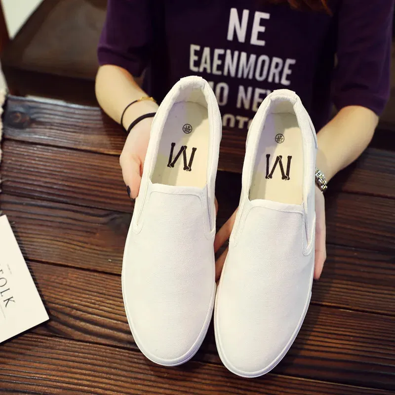 Breathable Non-slip Male Summer Casual Flat Slip-on Plus Size Footwear