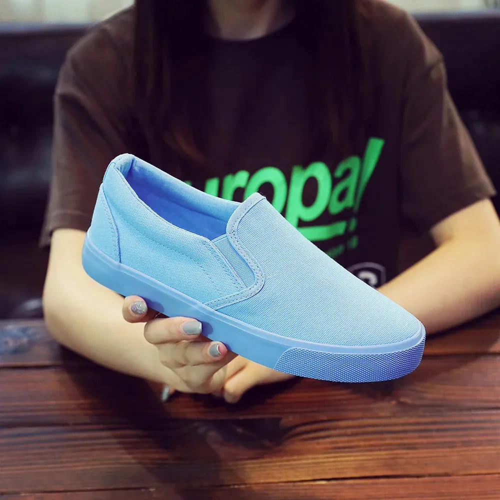 Breathable Non-slip Male Summer Casual Flat Slip-on Plus Size Footwear