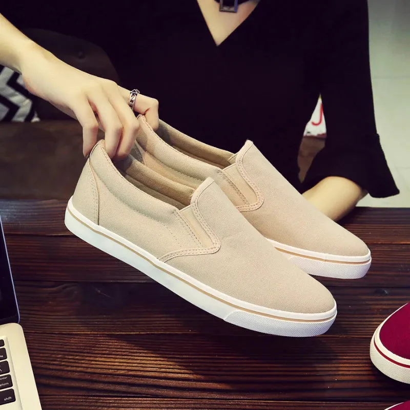 Breathable Non-slip Male Summer Casual Flat Slip-on Plus Size Footwear