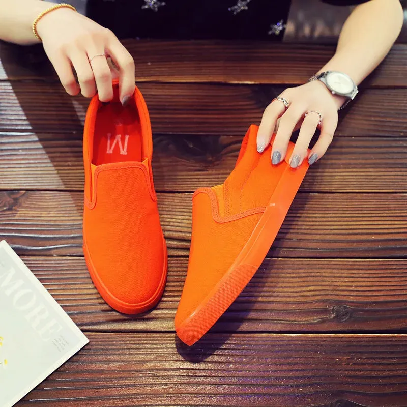 Breathable Non-slip Male Summer Casual Flat Slip-on Plus Size Footwear