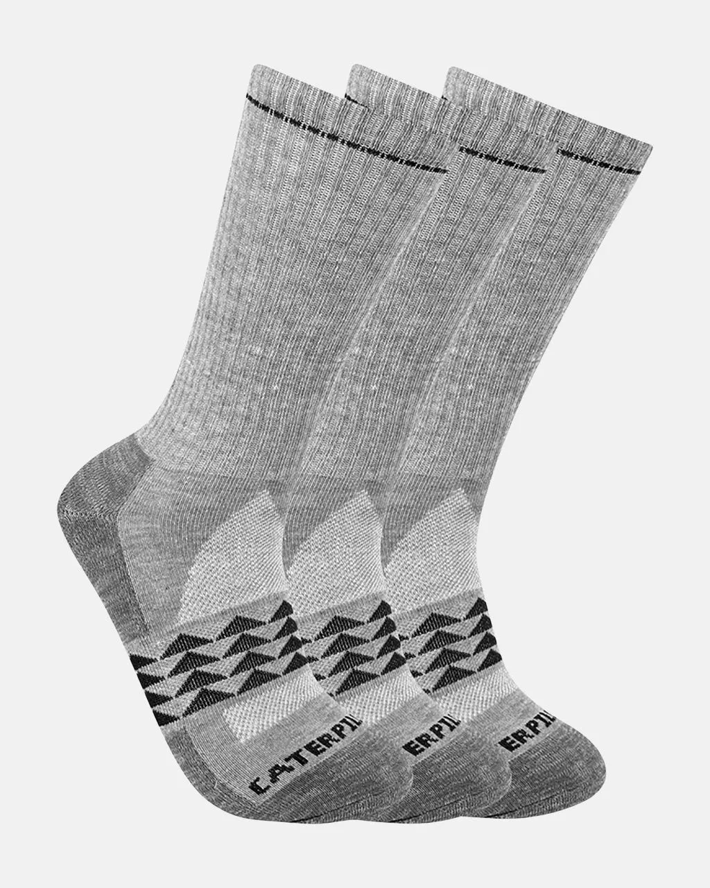 CATERPILLAR 3 PK Max Cush Socks CT302362TD