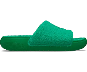 Crocs Unisex Classic Towel Slide - Green Ivy