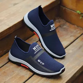 Men Casual Sneakers Leisure Walking Flats Summer Slip on Male Loafers