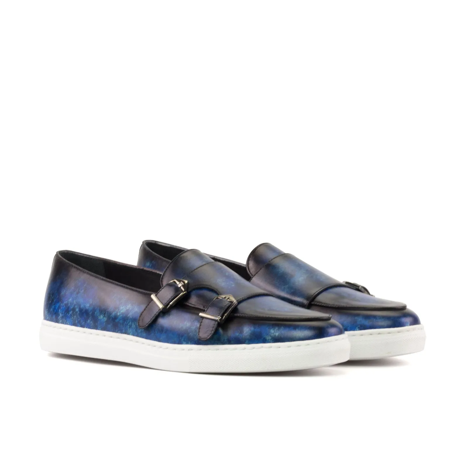 Men's Double Monk Sneakers Patina Wide 5622