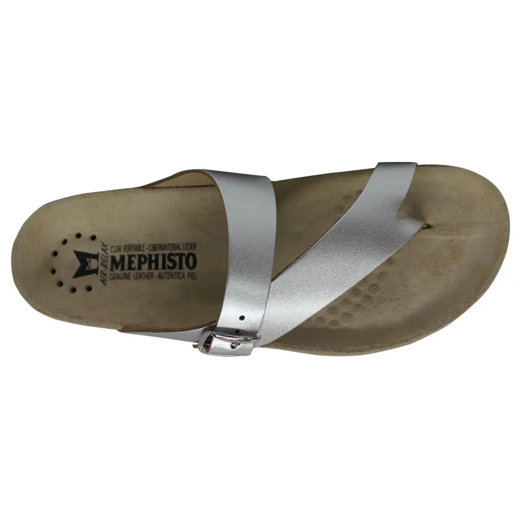 Mephisto Helen Metallic Leather Women's Slide Sandals