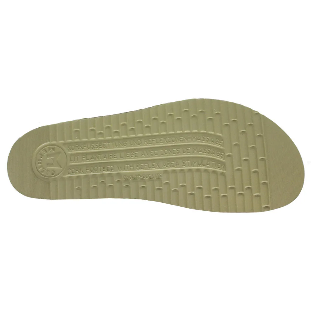 Mephisto Helen Metallic Leather Women's Slide Sandals