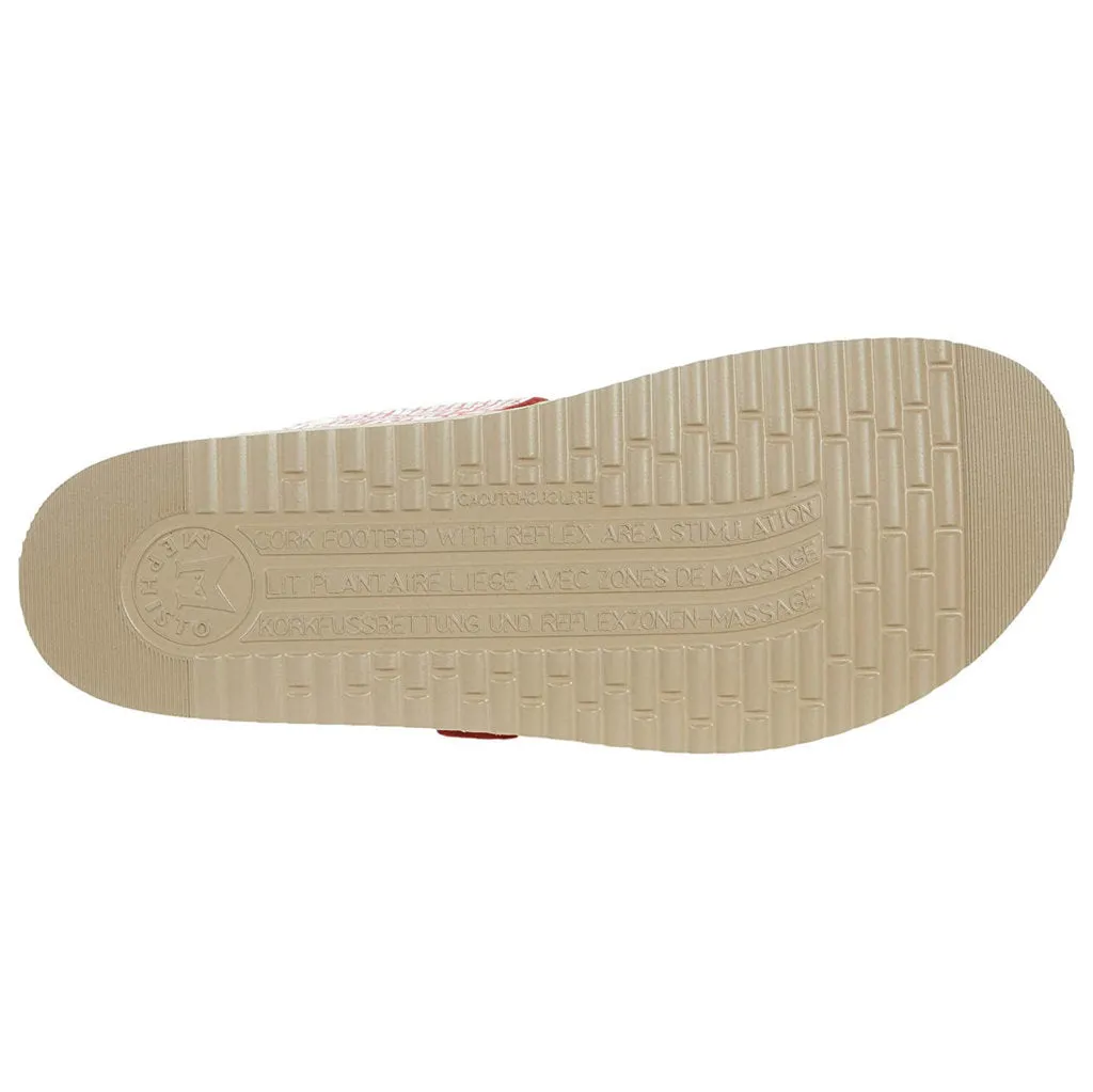 Mephisto Helen Metallic Leather Women's Slide Sandals