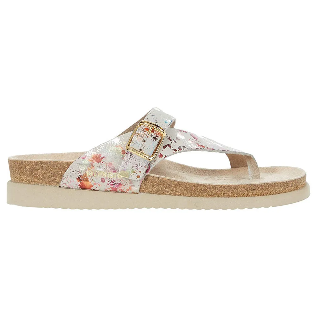 Mephisto Helen Metallic Leather Women's Slide Sandals