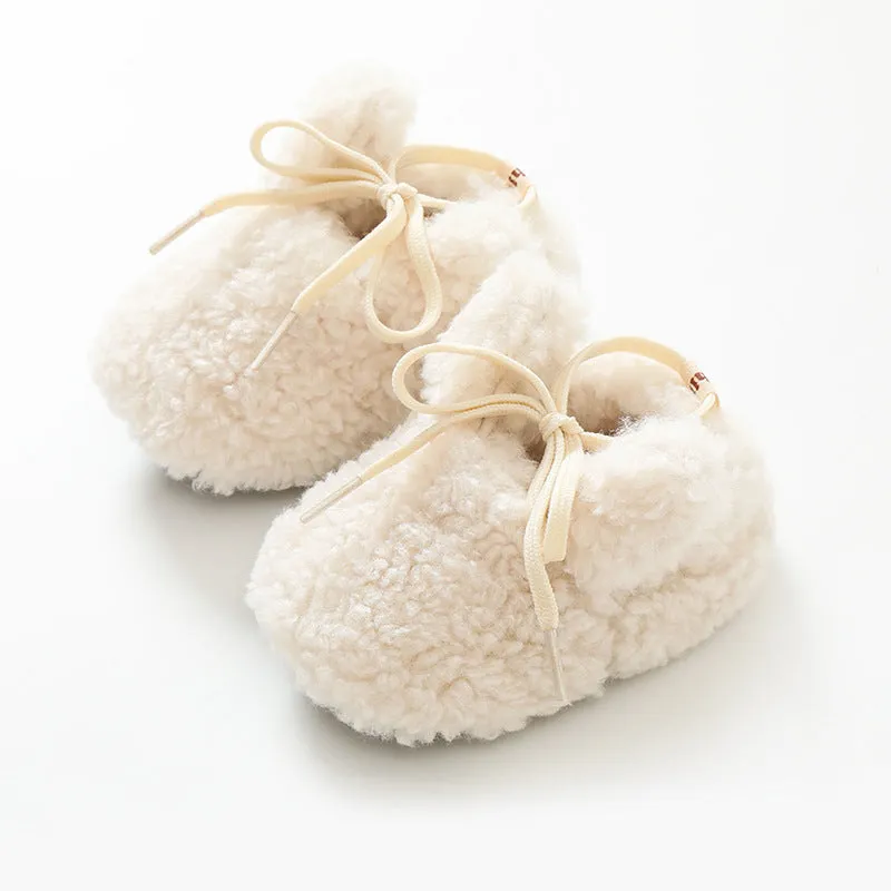 Non-Slip Baby Shoes - Fluffy Sherpa