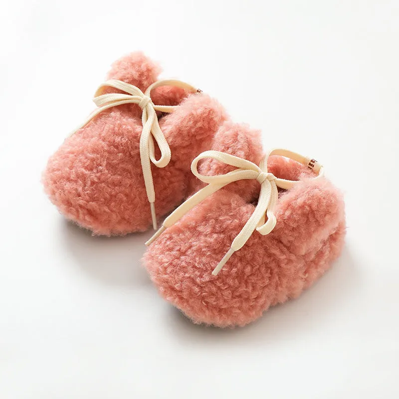 Non-Slip Baby Shoes - Fluffy Sherpa