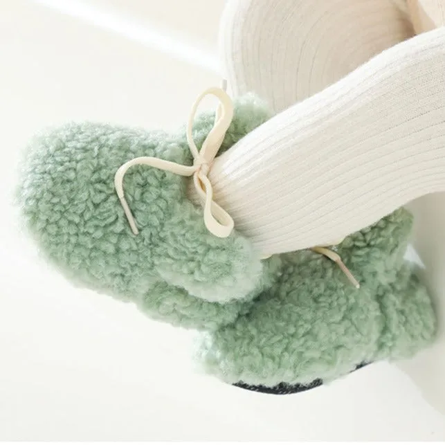 Non-Slip Baby Shoes - Fluffy Sherpa