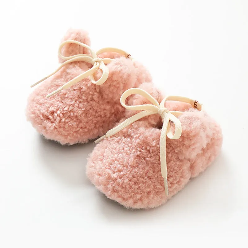 Non-Slip Baby Shoes - Fluffy Sherpa