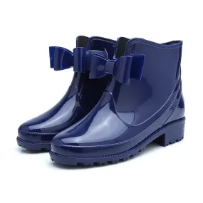 Non-Slip Velvet Ankle Rain Boot