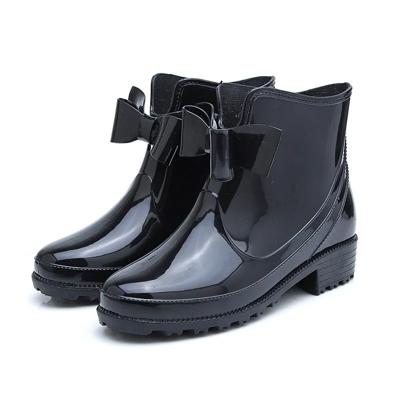 Non-Slip Velvet Ankle Rain Boot