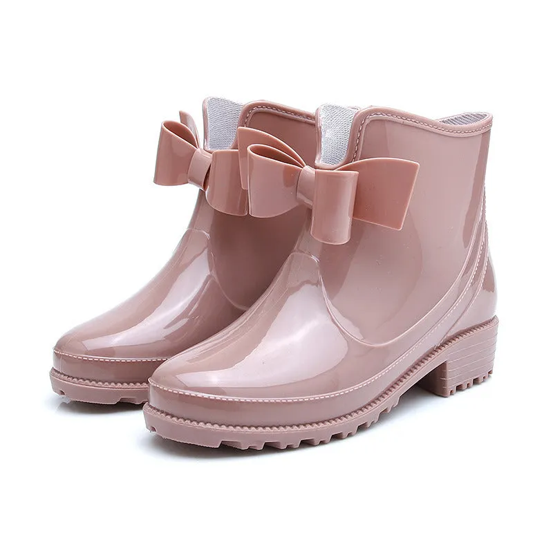 Non-Slip Velvet Ankle Rain Boot
