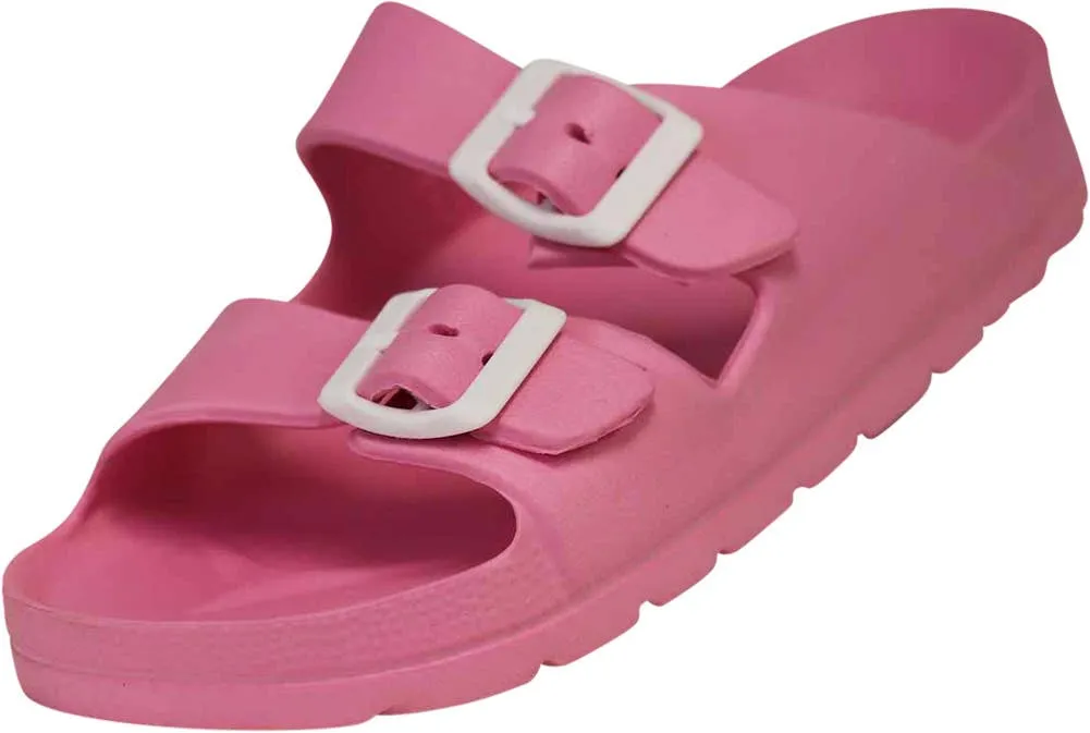 Norty Girl Sizes 12-4 Buckle Clog Pink