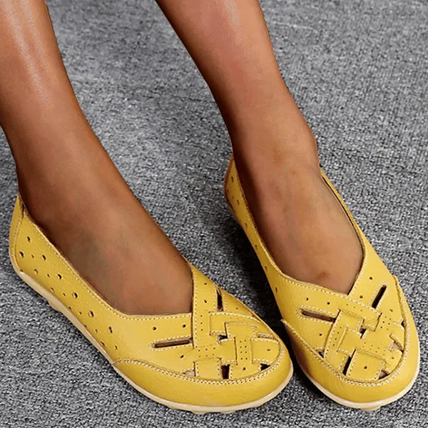 Orthopedic leather sandals