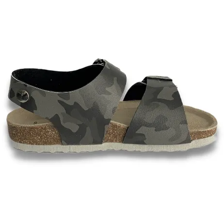 orthopedic older girls/boys sandals : T97: grey camouflage