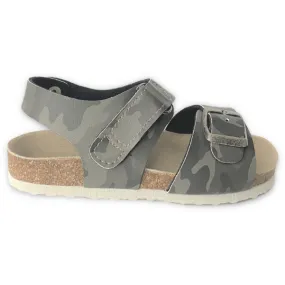 orthopedic older girls/boys sandals : T97: grey camouflage