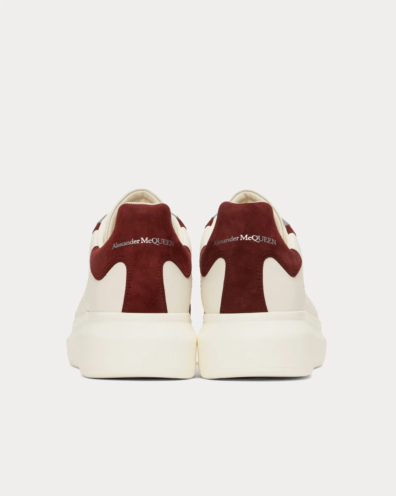 Oversized Retro Off White / Bordeaux / Grey Low Top Sneakers