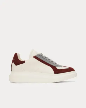 Oversized Retro Off White / Bordeaux / Grey Low Top Sneakers