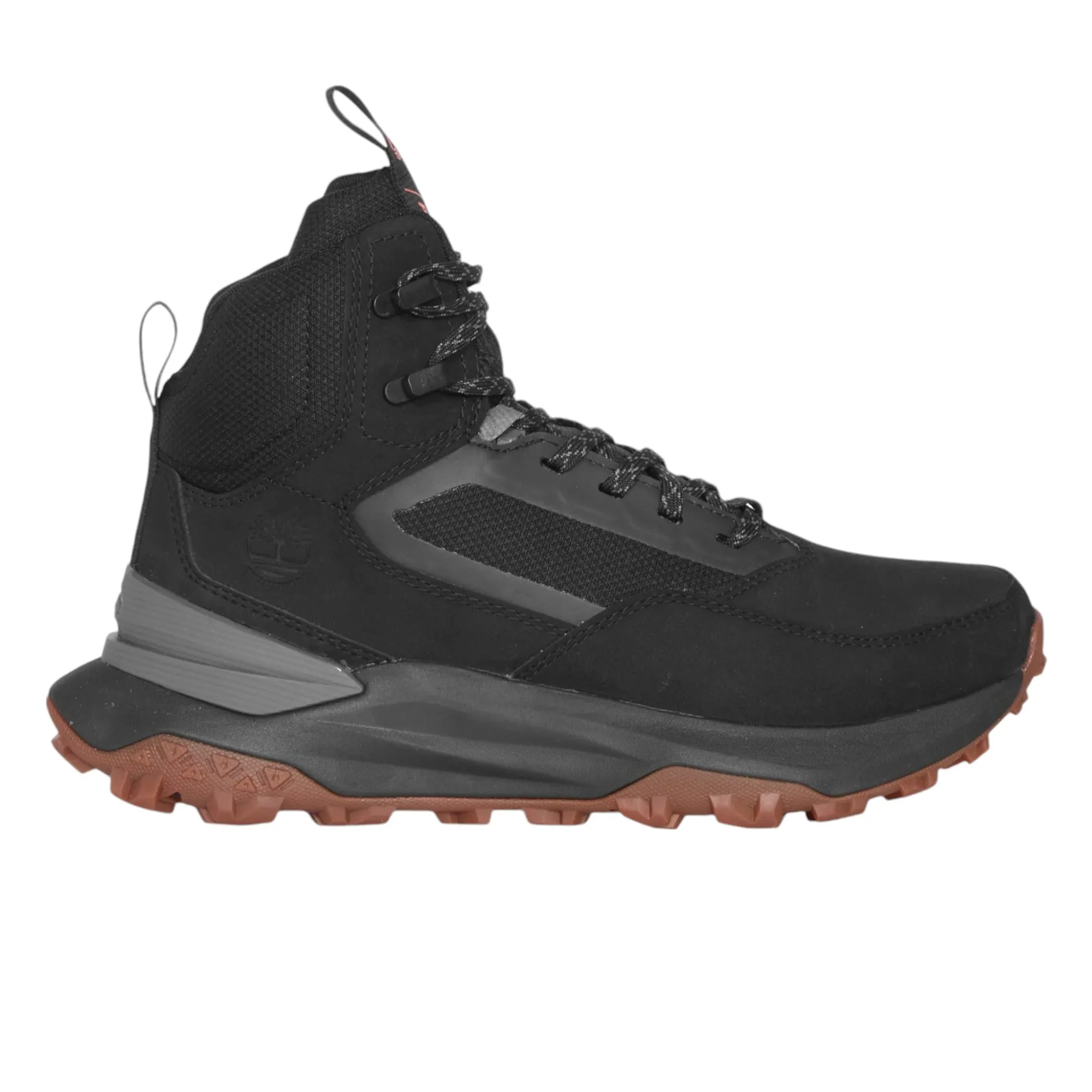.Timberland Men's Motion Access Mid Waterproof Hiking Boots  - Black Leather - (T10ABS441BK) - MAW - R2L13