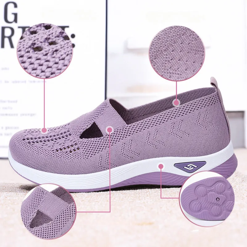 Womens Orthopedic Solid Color Sandals