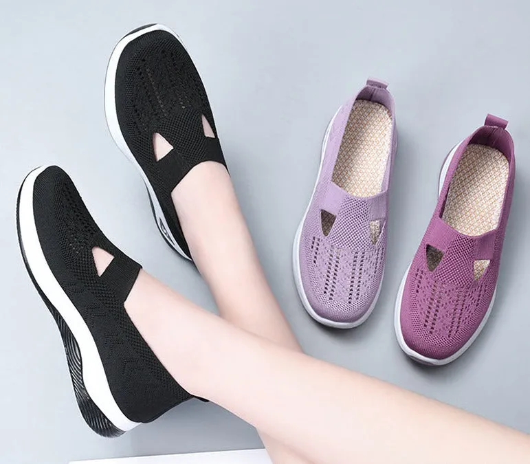 Womens Orthopedic Solid Color Sandals