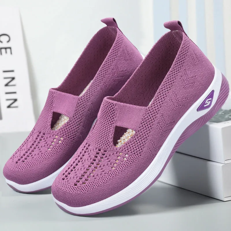 Womens Orthopedic Solid Color Sandals