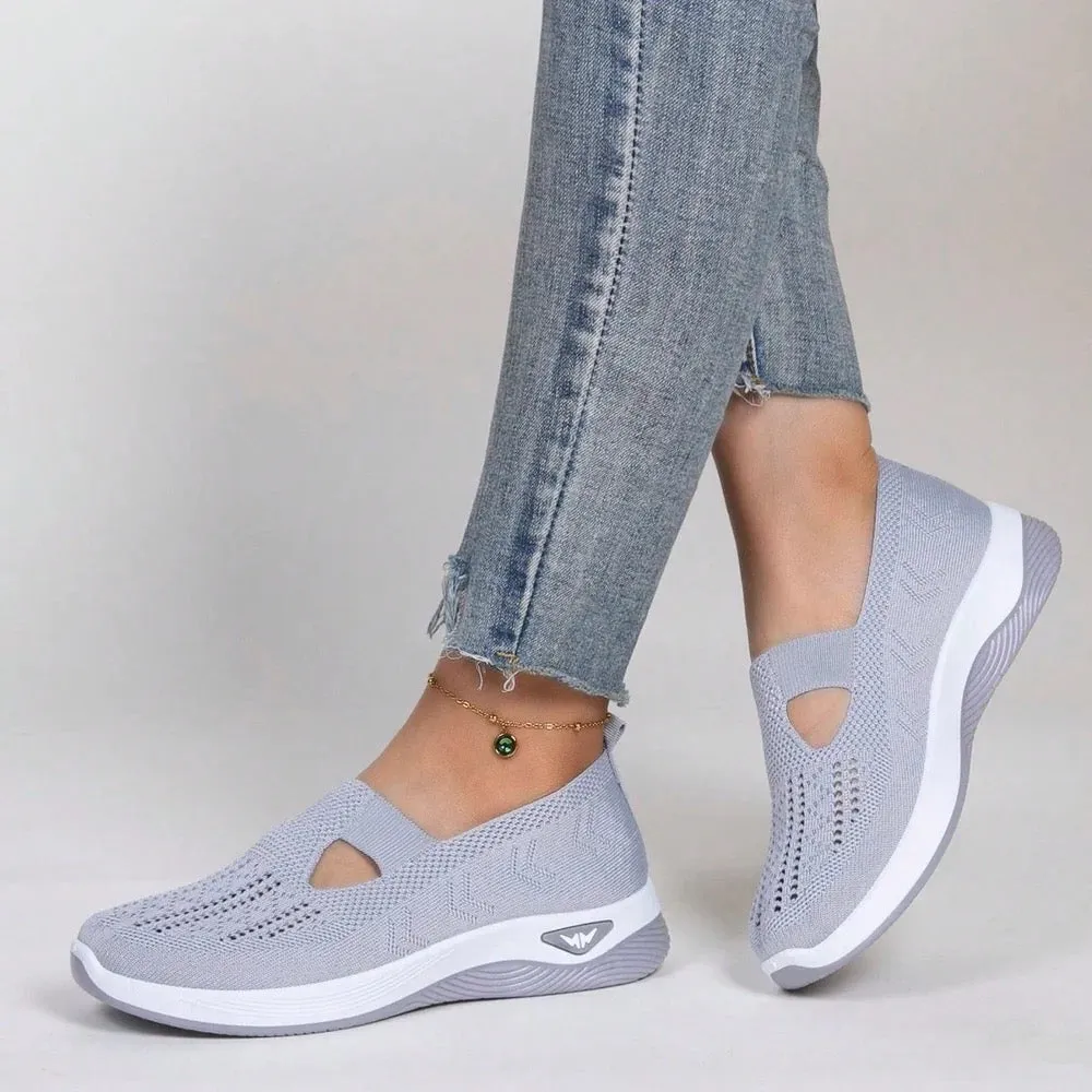 Womens Orthopedic Solid Color Sandals