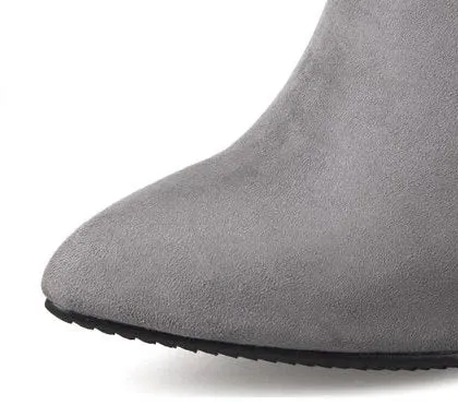 Women's Spring/Autumn High-Heeled Ankle Boots