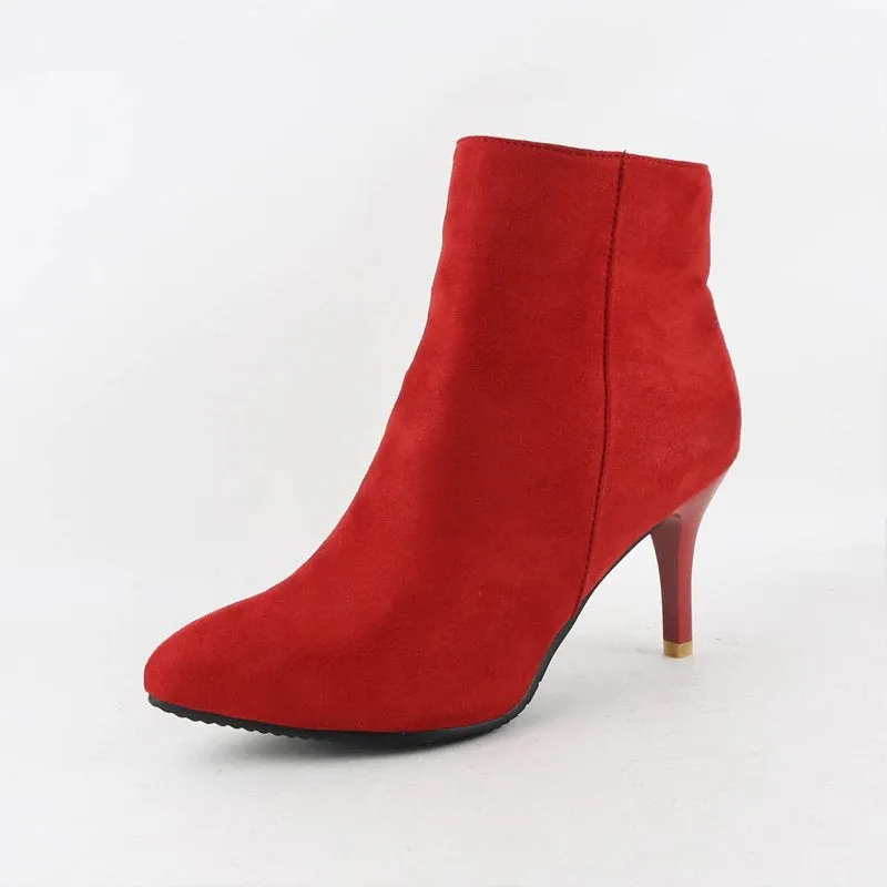Women's Spring/Autumn High-Heeled Ankle Boots