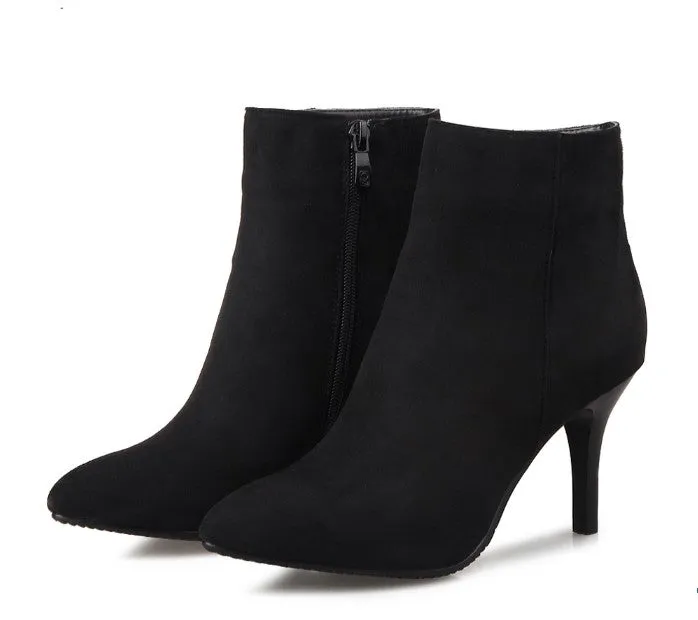 Women's Spring/Autumn High-Heeled Ankle Boots
