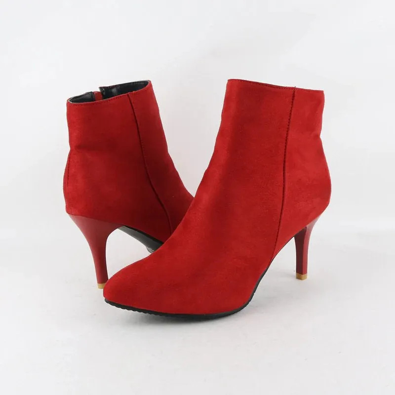 Women's Spring/Autumn High-Heeled Ankle Boots