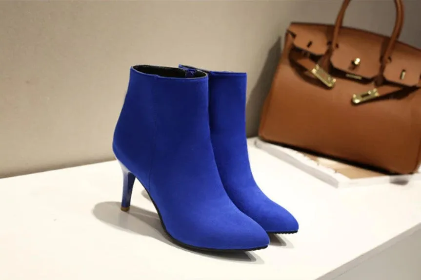 Women's Spring/Autumn High-Heeled Ankle Boots