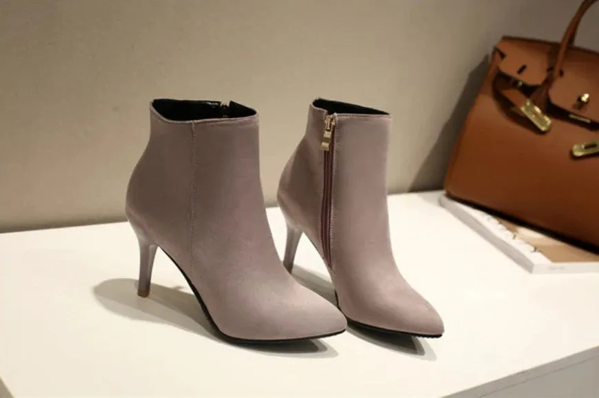 Women's Spring/Autumn High-Heeled Ankle Boots