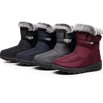 Women’s Waterproof Heeled Snow Boot